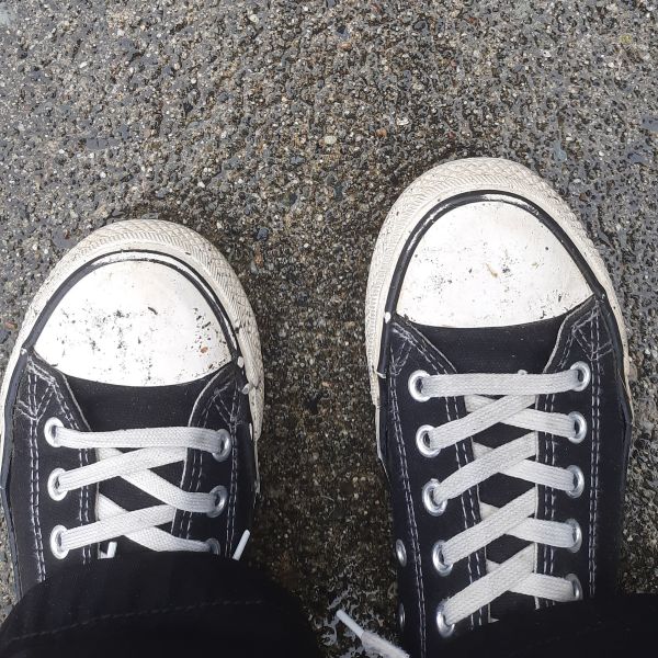 A pair on converse